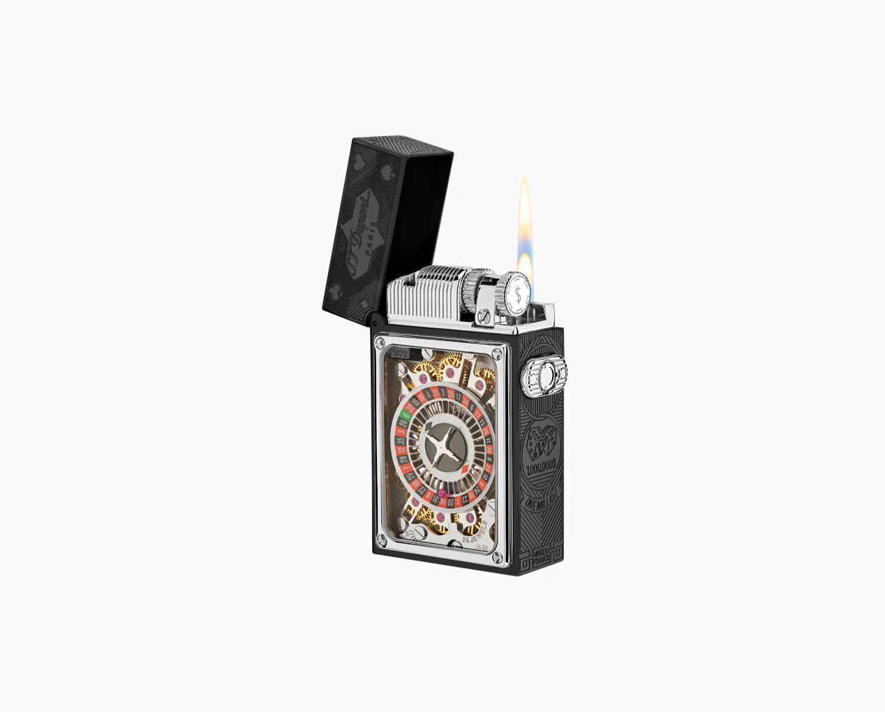 Black Casino Pocket Complication Lighter / Available On Order - Image 3