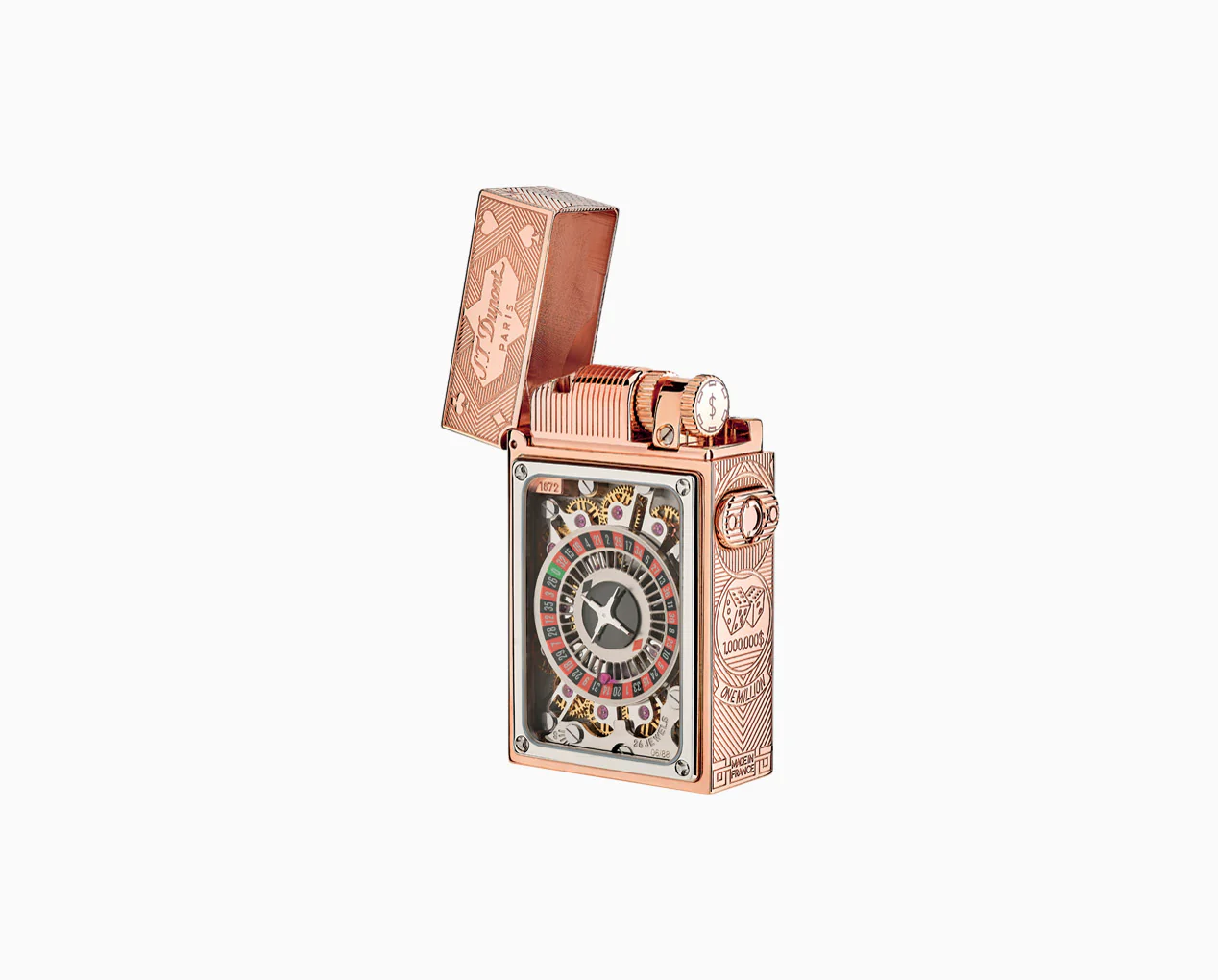 Pink Gold Casino Pocket Complication Lighter / Available On Order - Image 3